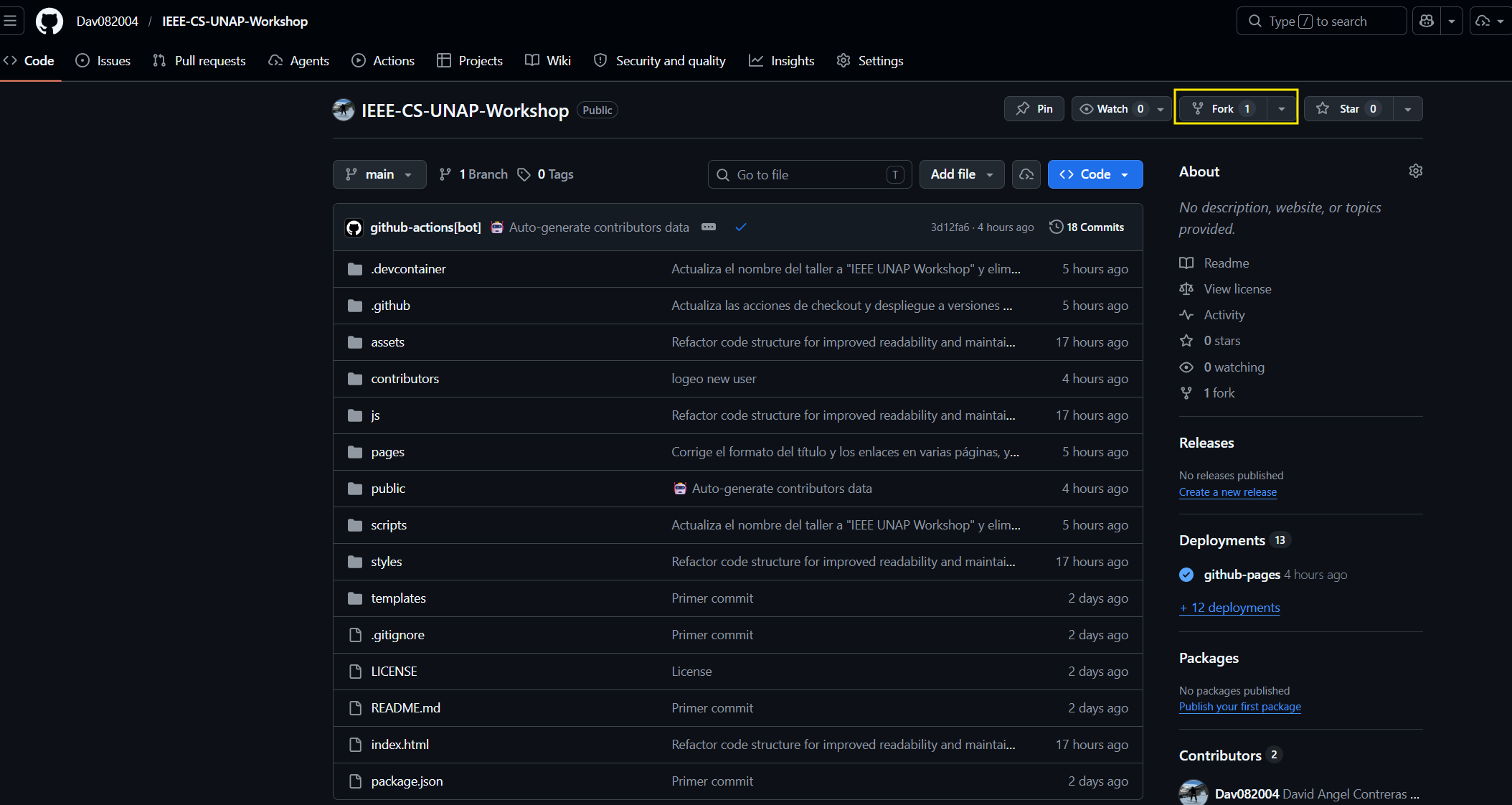 Paso 1: Acceder al repositorio