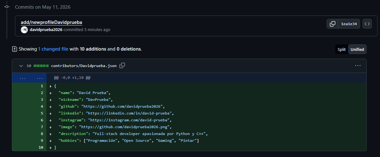 Paso 11.1: Ver cambios en código