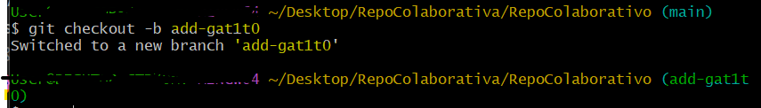 Paso 5: Crear nueva rama