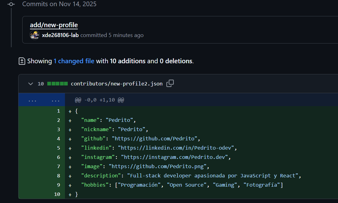 Paso 11.1: Ver cambios en código